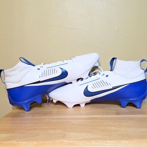 Nike Vapor Edge Pro 360 2 TB Football Cleats White Blue FQ4044-102 Men's Size 16 - Picture 4 of 7